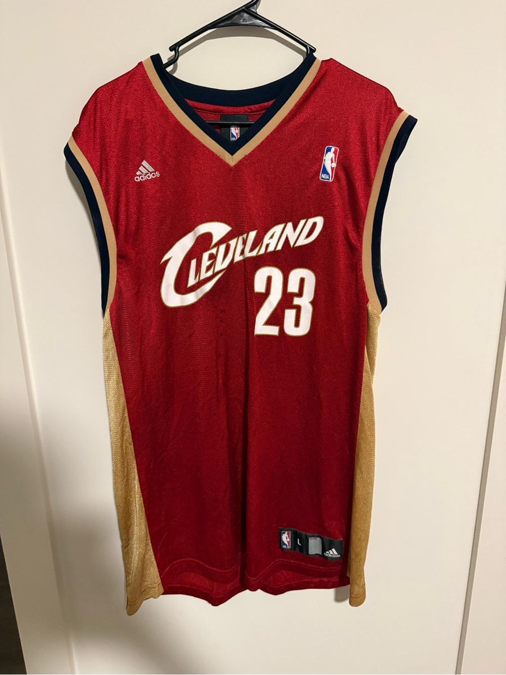 Authentic LeBron James Cleveland Cavaliers Adidas Basketball Jersey